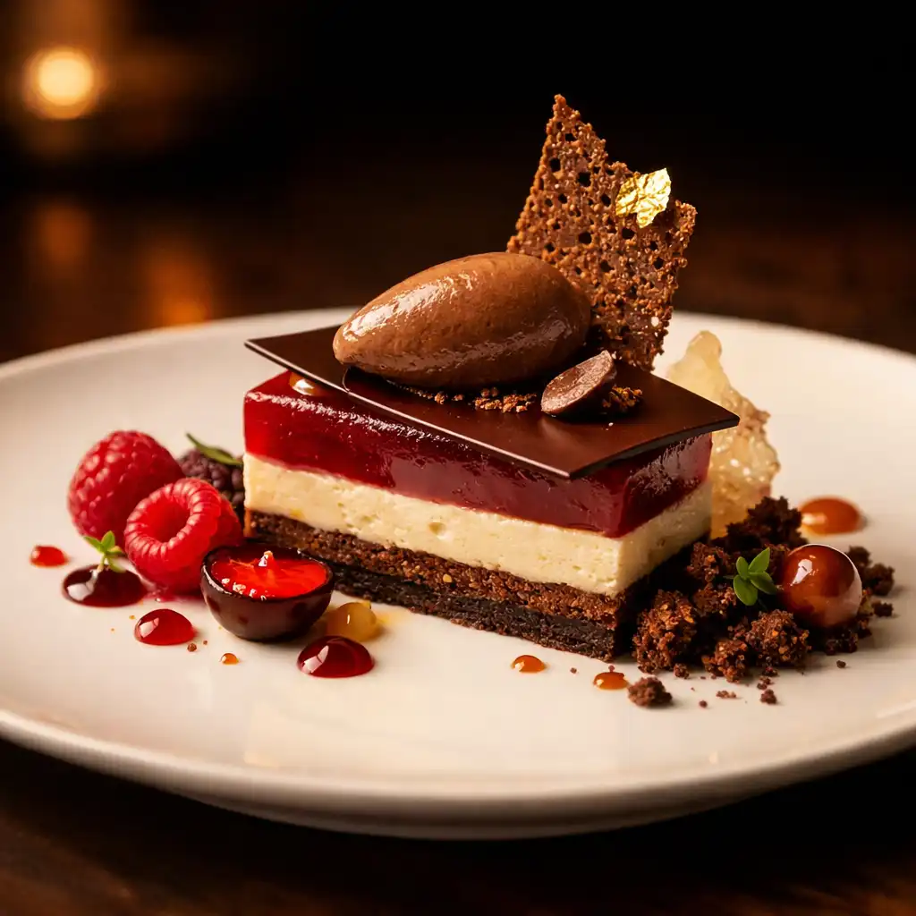 Dessert signature moderne