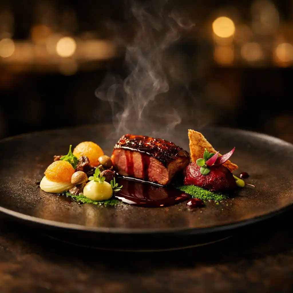 Plat gastronomique